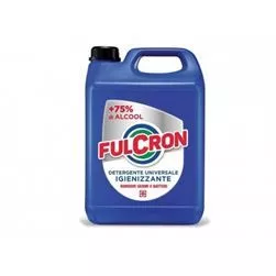 Detergente Igienizzante +75% Alcool Fulcron 5 litri